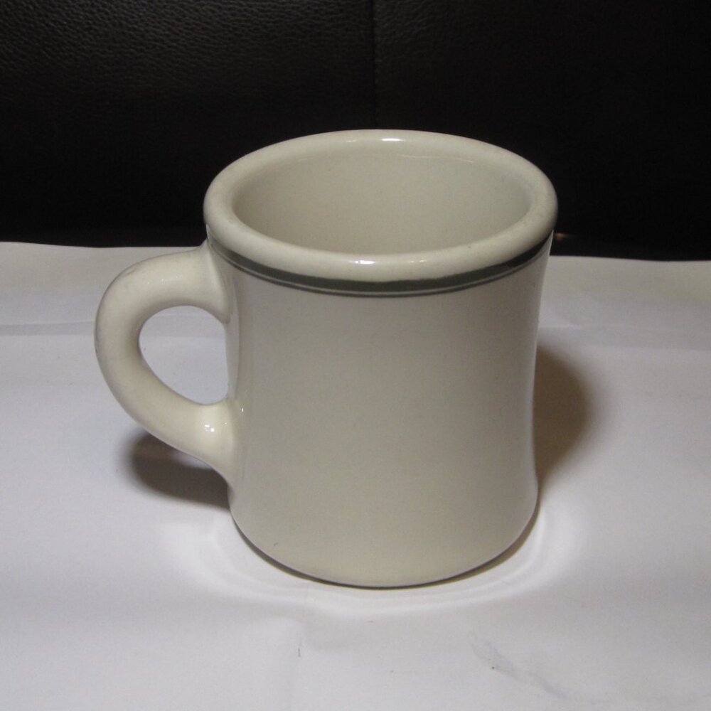 Vintage Mug Coffee Cup VICTOR Restaurant Ware, Thick and Heavy